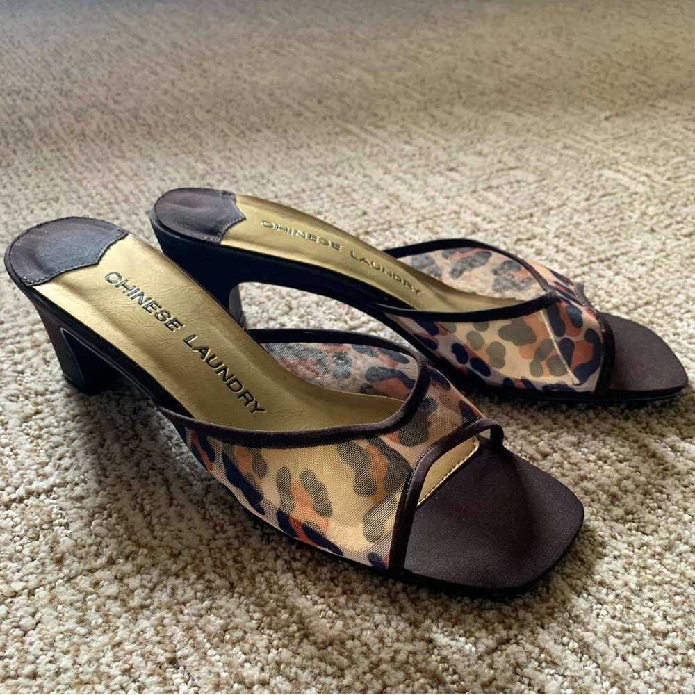 Chinese Laundry Leopard Print Heels